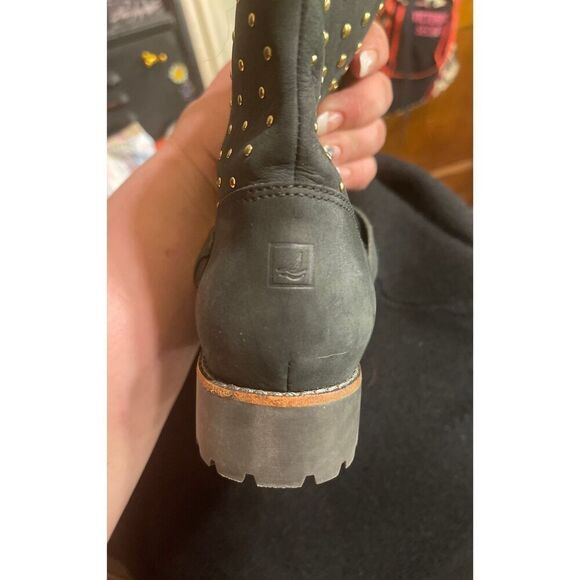 Sperry topsider Leather suede ankle boot - Picture 9 of 11